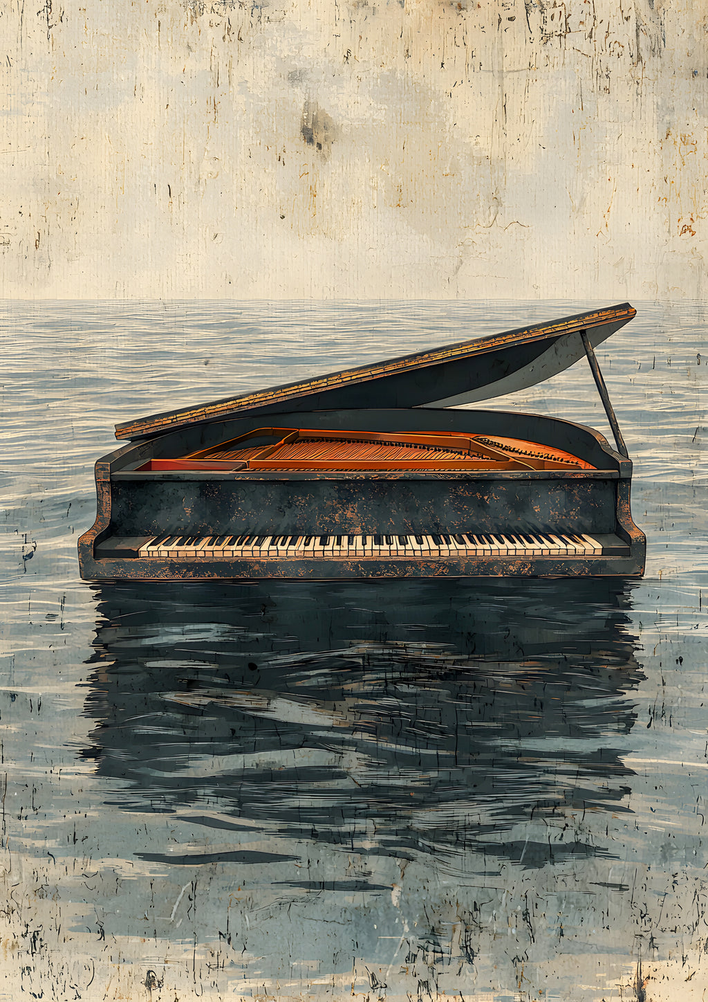 Piano Art Print