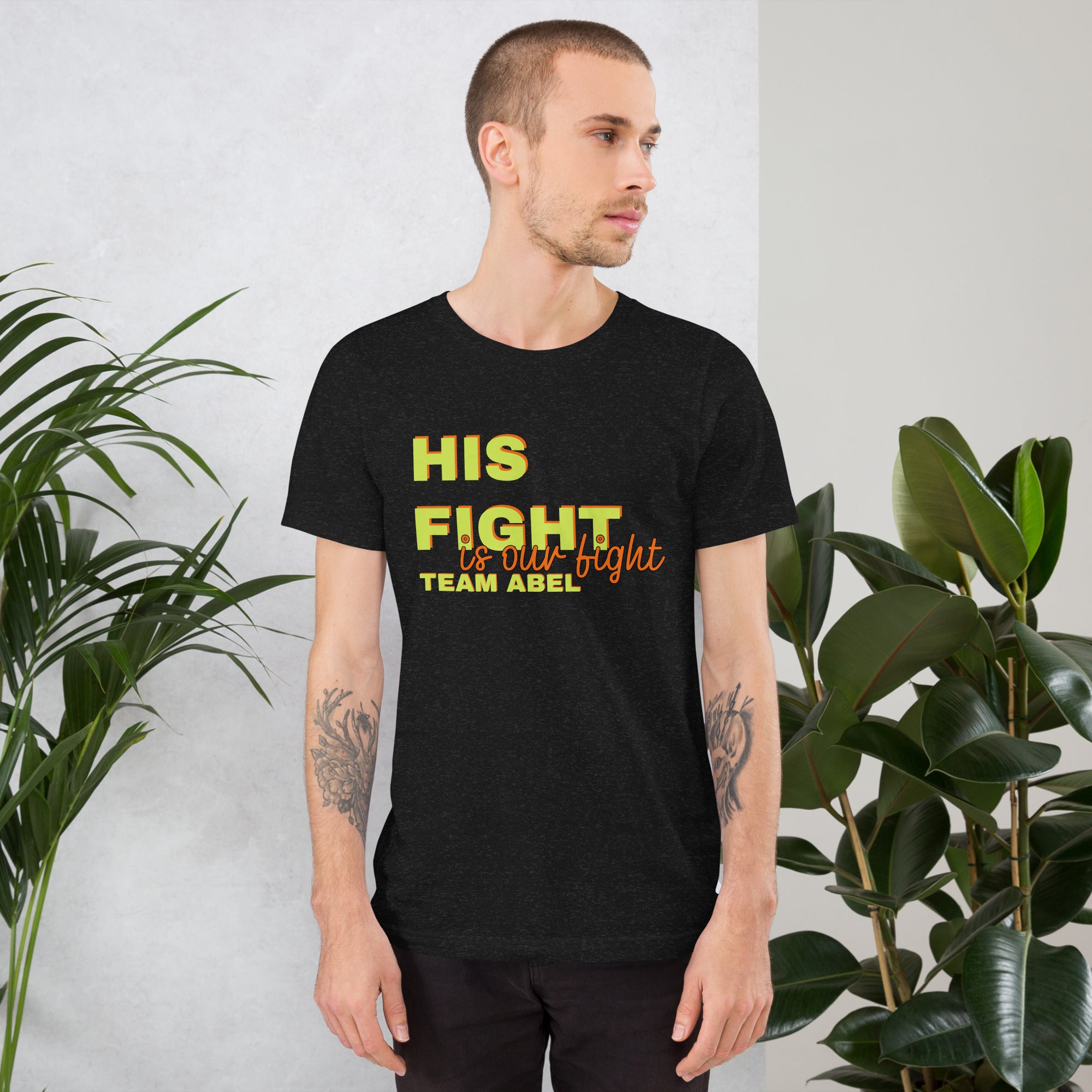 T-shirt Heather Black