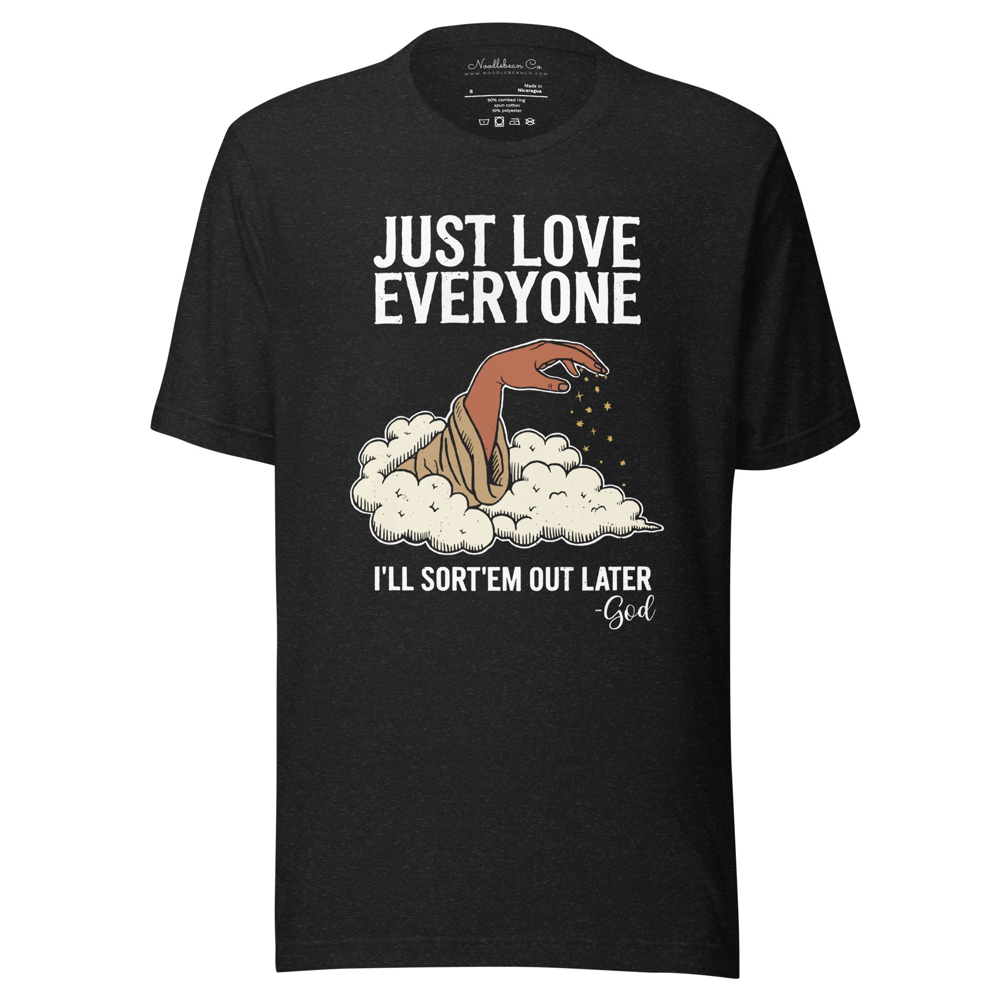 T-shirt Black heather