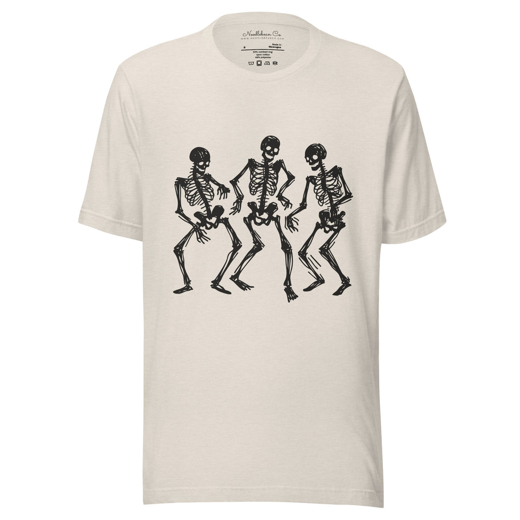 Halloween Skeleton T-shirt Heather Dust