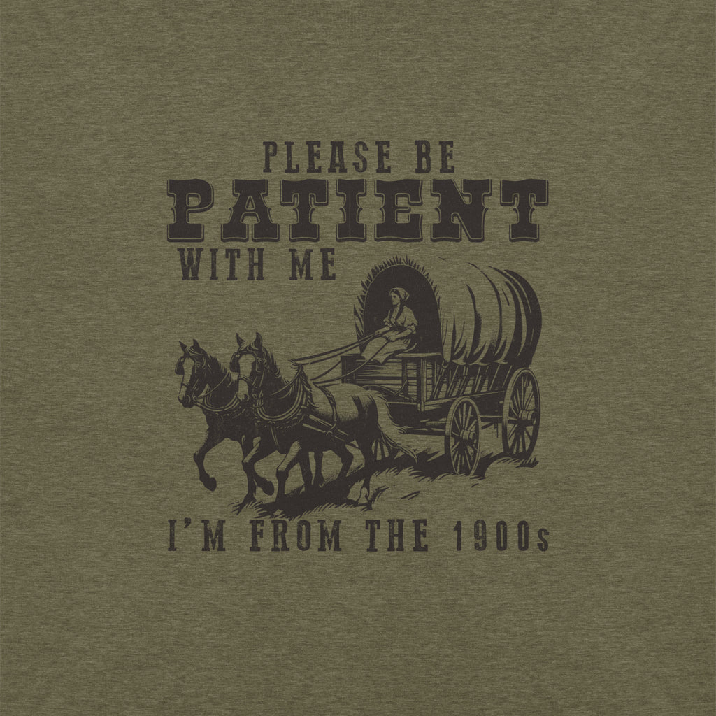 T-shirt zoom Heather Olive
