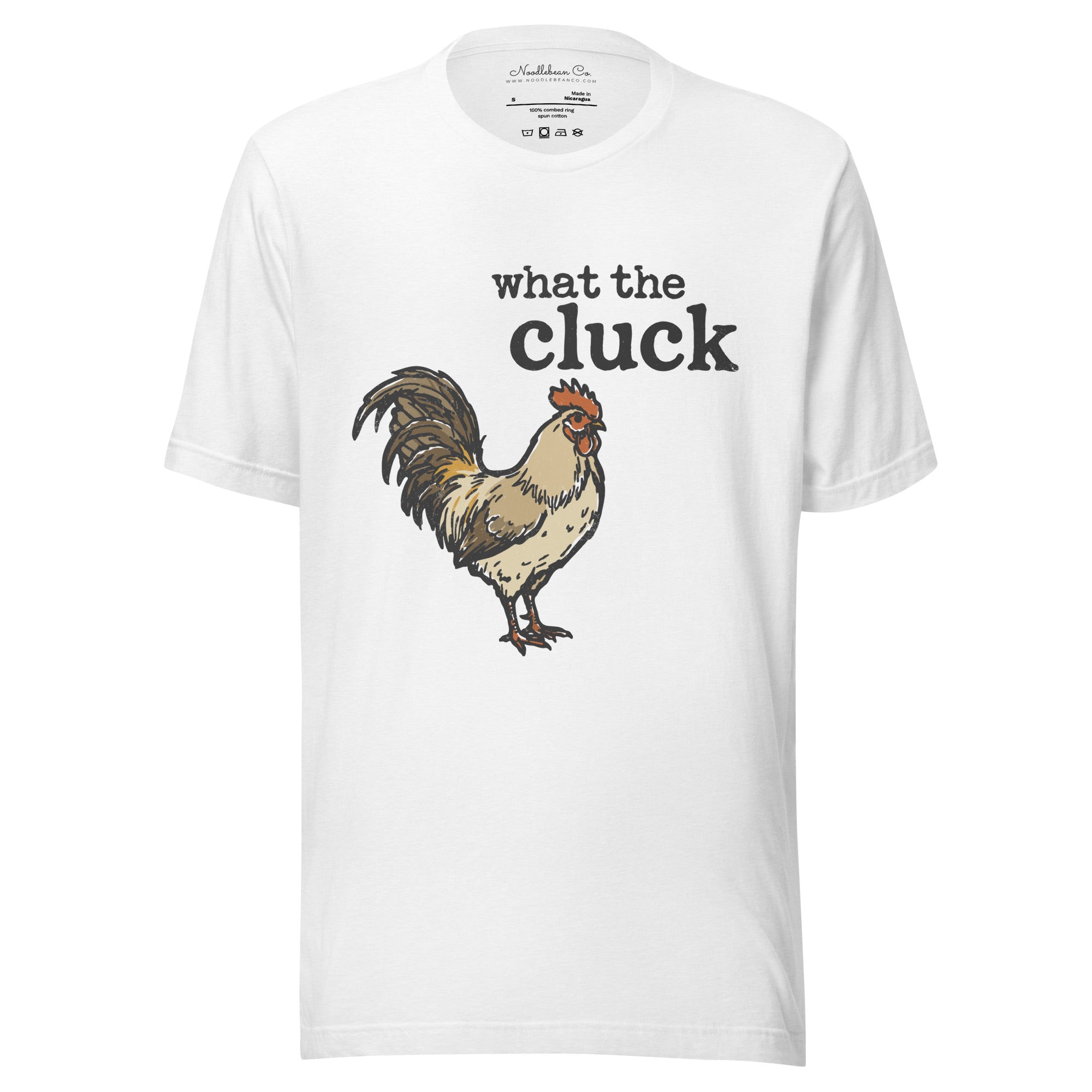 T-shirt Solid White Blend